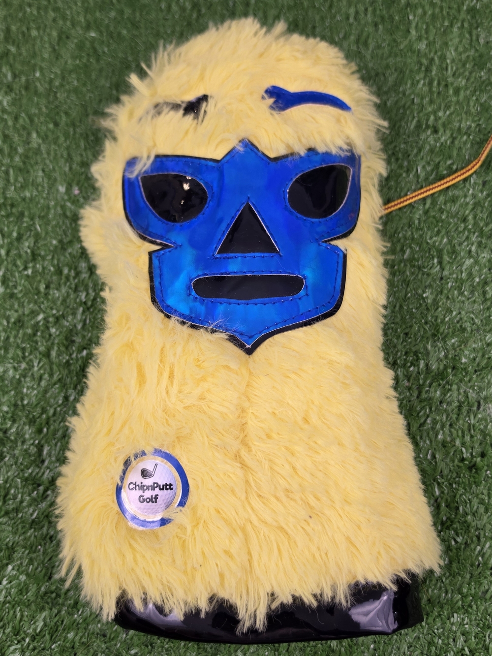 Chip N Putt Luchador Kemonito Driver Wood Headcover Headcover Yellow Blue